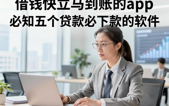 借钱快立马到账的app，必知​五个贷款必下款的软件