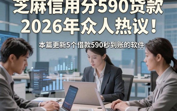 芝麻信用分590贷款2026年众人热议！本篇更新5个借款590秒到账的软件