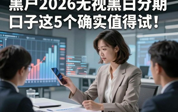 黑户2026无视黑白分期口子这5个确实值得试！本文为您专业解读！
