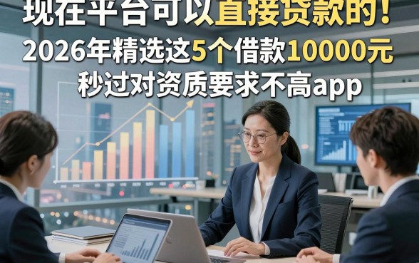 现在平台可以直接贷款的！2026年精选这5个借款10000元秒过对资质要求不高app