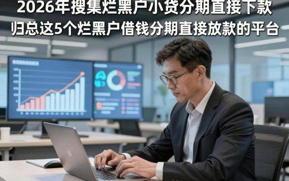2026年搜集烂黑户小贷分期直接下款，归总这5个烂黑户借钱分期直接放款的平台
