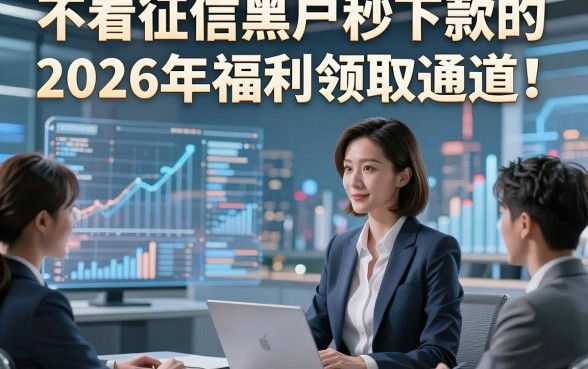 不看征信黑户秒下款的2026年福利领取通道！本篇为您全面精挑！