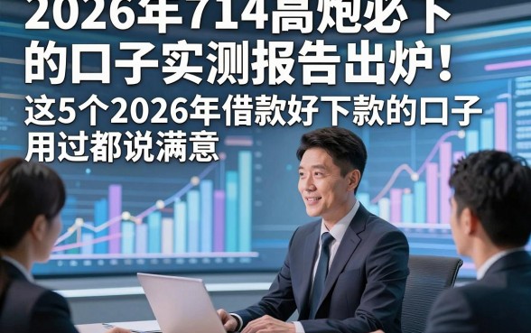 2026年714高炮必下的口子实测报告出炉！这5个2026年借款好下款的口子用过都说满意