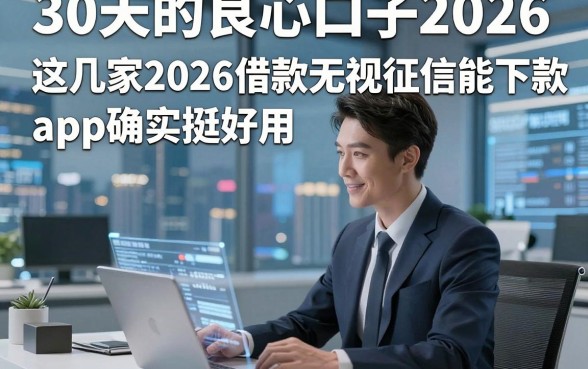 30天的良心口子2026，这几家2026借款无视征信能下款app确实挺好用