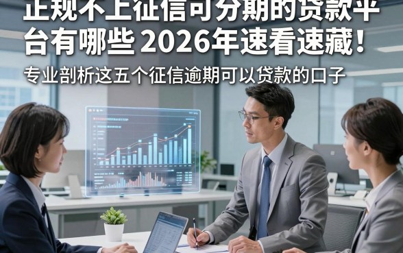正规不上征信可分期的贷款平台有哪些2026年速看速藏！专业剖析这五个征信逾期可以贷款的口子