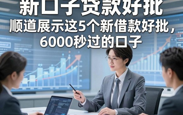 新口子贷款好批，顺道展示这5个新借款好批6000秒过的口子