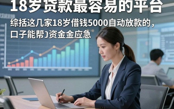 18岁贷款最容易的平台，综括这几家18岁借钱5000自动放款的口子能帮资金应急