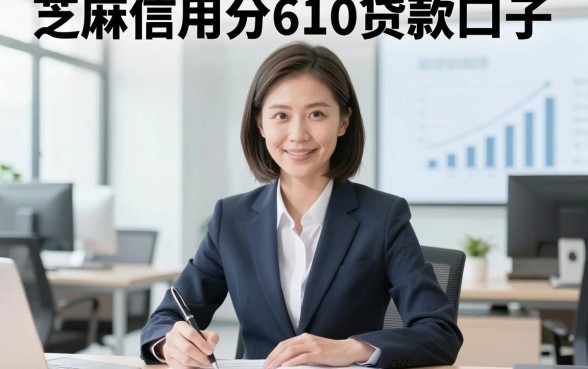 芝麻信用分610贷款口子，顺道展示这五个芝麻信用分610借钱好下款的口子流程很简单