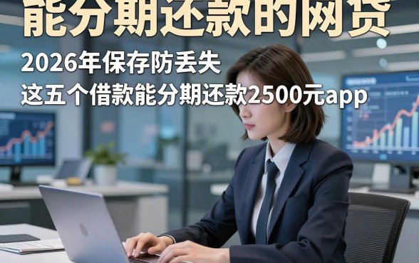 能分期还款的网贷，2026年保存防丢失这五个借款能分期还款2500元app