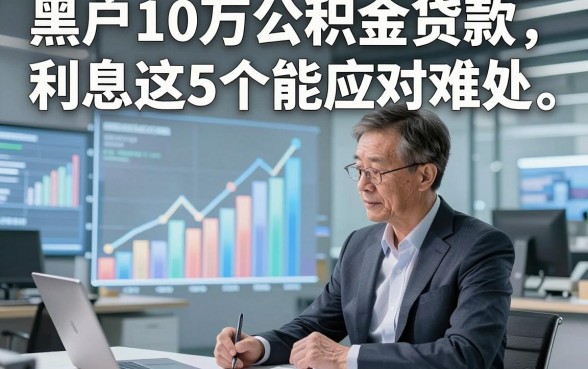 黑户10万公积金贷款利息这5个能应对难处，本篇为您隆重讲说！
