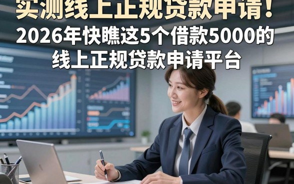 实测线上正规贷款申请！2026年快瞧这5个借款5000的线上正规贷款申请平台