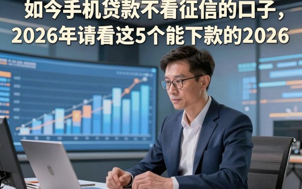 如今手机贷款不看征信的口子，2026年请看这5个能下款的2026