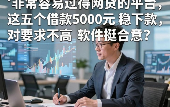 非常容易过得网贷的平台，这五个借款5000元稳下款对要求不高软件挺合意