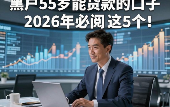 黑户55岁能贷款的口子2026年必阅​这5个！本篇为您隆重更新！