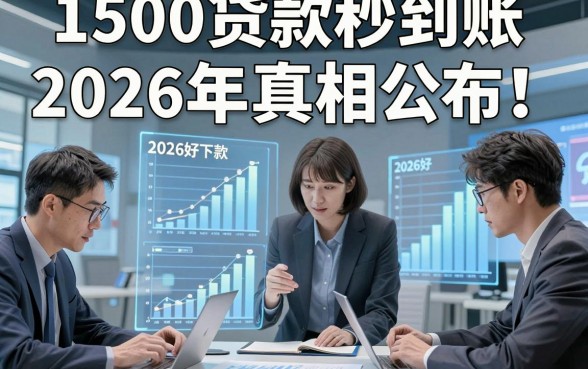 1500贷款秒到账2026年真相公布！专业陈列这五个2026好下款的网贷不看负债