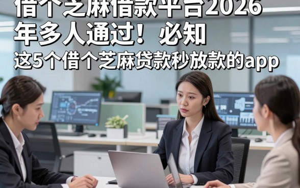 借个芝麻借款平台2026年多人通过！必知​这5个借个芝麻贷款秒放款的app