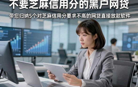 不要芝麻信用分的黑户网贷，带您归纳5个对芝麻信用分要求不高的网贷直接放款软件