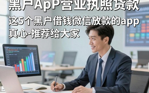 黑户ApP营业执照贷款，这5个黑户借钱微信放款的app真心推荐给大家