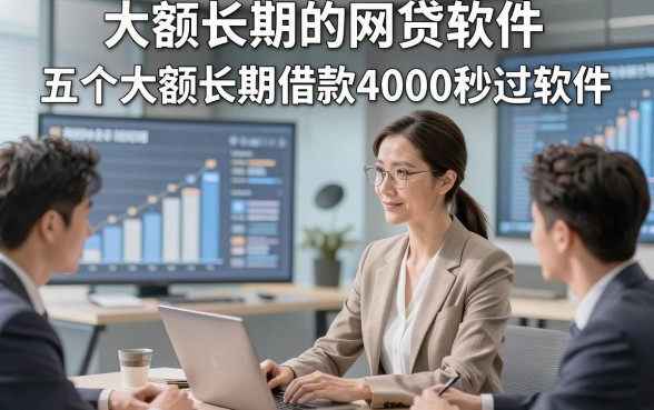 大额长期的网贷软件，权威介绍五个大额长期借款4000秒过软件