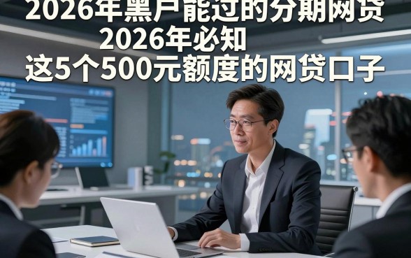 2026年黑户能过的分期网贷，2026年必知​这5个500元额度的网贷口子