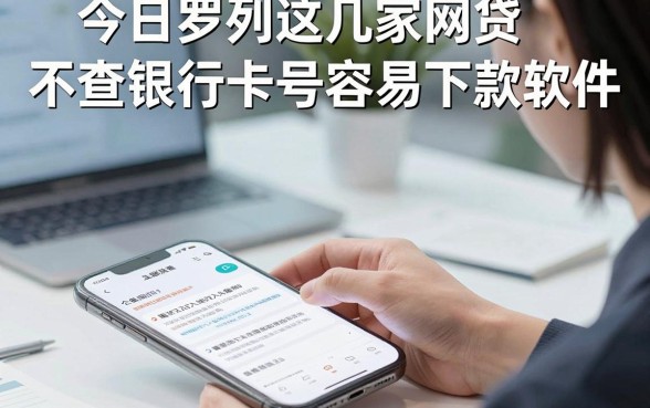 手机上借钱没输入银行卡号,今日罗列这几家网贷不查银行卡号容易下款软件