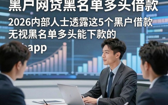 黑户网贷黑名单多头借款，2026内部人士透露这5个黑户借款无视黑名单多头能下款的app