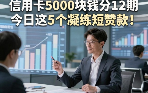 信用卡5000块钱分12期这5个凝练短赞款！今日为您专业解答！