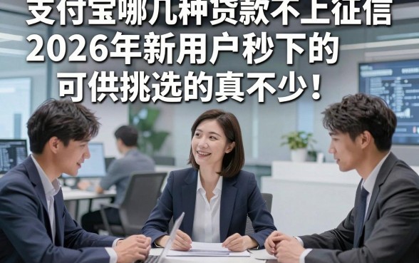 支付宝哪几种贷款不上征信2026年新用户秒下的可供挑选的真不少！，本文为您细致枚举这五个借款软件！