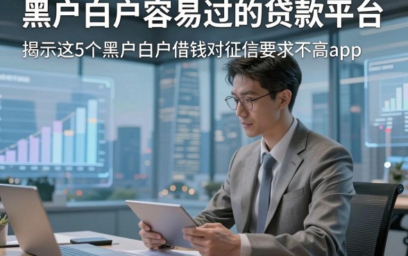 黑户白户容易过的贷款平台，揭示这5个黑户白户借钱对征信要求不高app