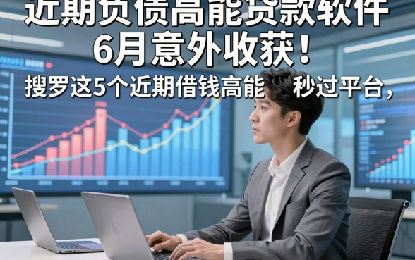 近期负债高能贷款软件6月意外收获！搜罗这5个近期借钱高能秒过平台的