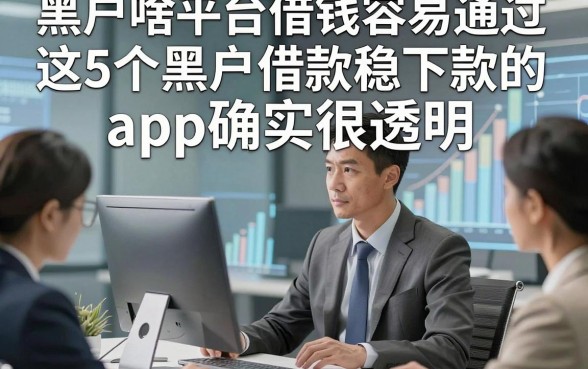 黑户啥平台借钱容易通过6月后台实锤，这5个黑户借款稳下款的app确实很透明