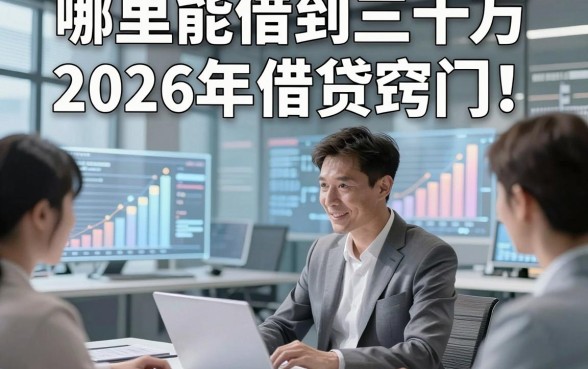 哪里能借到三十万2026年借贷窍门！为您罗列5种满足普通用户借款的优质平台