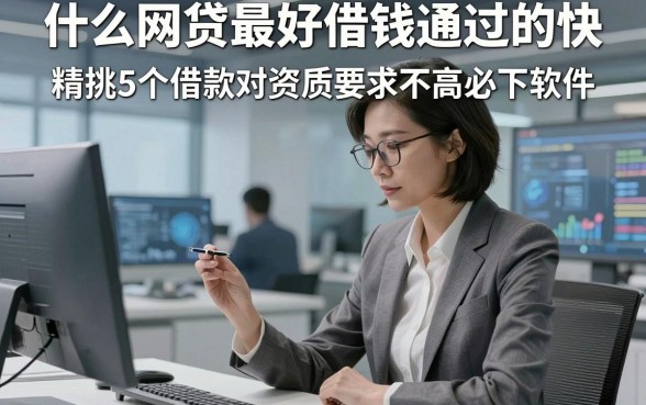 什么网贷最好借钱通过的快，精挑5个借款对资质要求不高必下软件