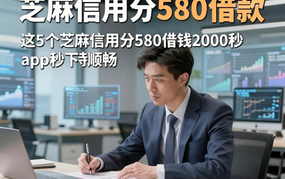 芝麻信用分580借款，细讲​这5个芝麻信用分580借钱2000秒下app特顺畅