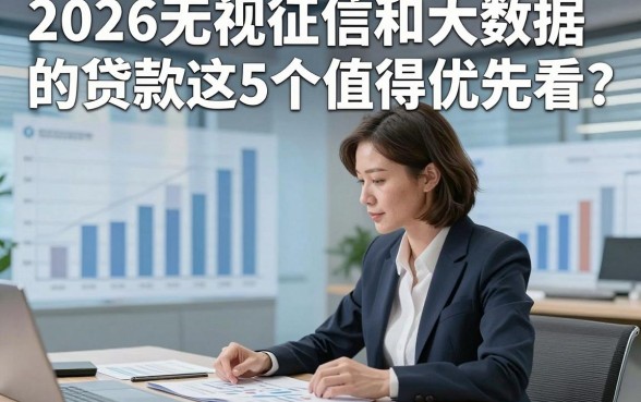 2026无视征信和大数据的贷款这5个值得优先看，本文为您全面揭示！