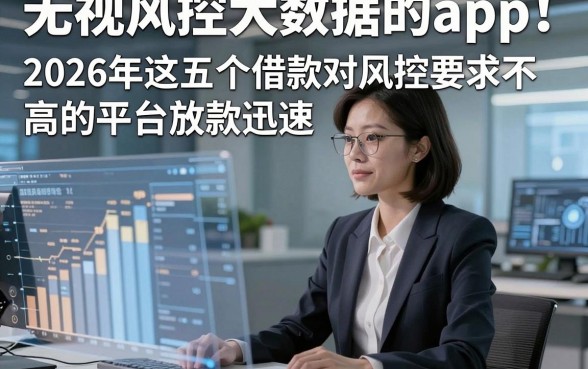无视风控大数据的app！2026年这五个借款对风控要求不高的平台放款迅速