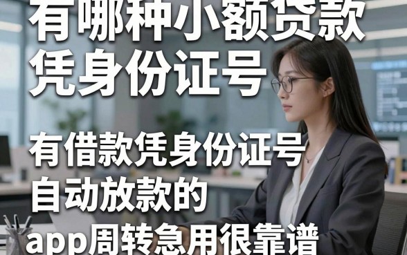 有哪种小额贷款凭身份证号，同时整理这五个有借款凭身份证号自动放款的app周转急用很靠谱