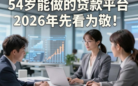 54岁能做的贷款平台2026年先看为敬！本文解读五个54岁借款秒批的软件