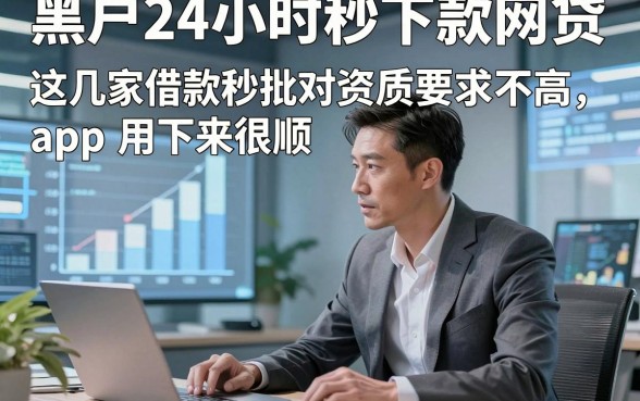 黑户24小时秒下款网贷，这几家借款秒批对资质要求不高app用下来很顺