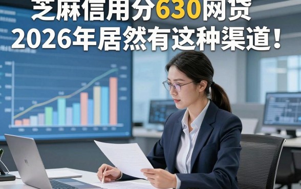 芝麻信用分630网贷2026年居然有这种渠道！本篇为您细致优选！