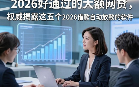 2026好通过的大额网贷，权威揭露这五个2026借款自动放款的软件