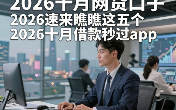 2026十月网贷口子，2026速来瞧瞧这五个2026十月借款秒过app