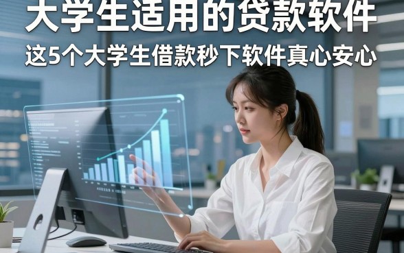 大学生适用的贷款软件，这5个大学生借款秒下软件真心安心