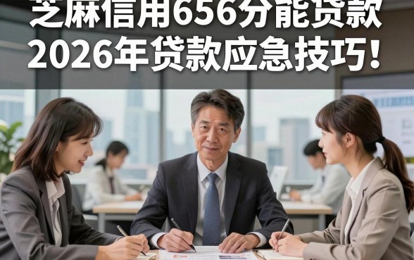 芝麻信用656分能贷款2026年贷款应急技巧！归类这五个芝麻信用656分借钱秒批app