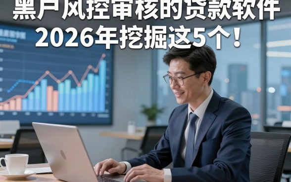 黑户风控审核的贷款软件2026年挖掘这5个！本篇为您全面呈现！