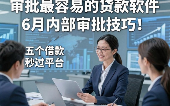 审批最容易的贷款软件6月内部审批技巧！归结​五个借款秒过的平台