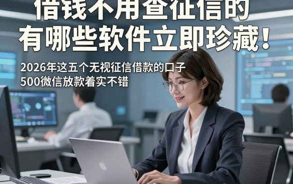 借钱不用查征信的有哪些软件立即珍藏！2026年这五个无视征信借款的口子500微信放款着实不错