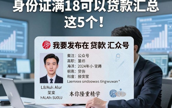 身份证满18可以贷款汇总​这5个！本篇为您隆重精选！
