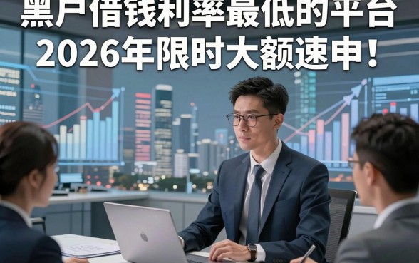 黑户借钱利率最低的平台2026年限时大额速申！说明这五个看芝麻信用分的大额贷款