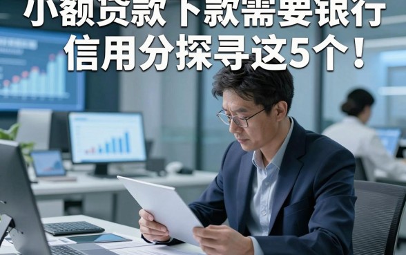 小额贷款下款需要银行信用分探寻这5个！本篇为您深入实测！